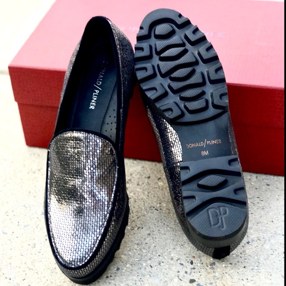 LAST 1 NWT DONALD PLINER Leather Loafers - Picture 3 of 7